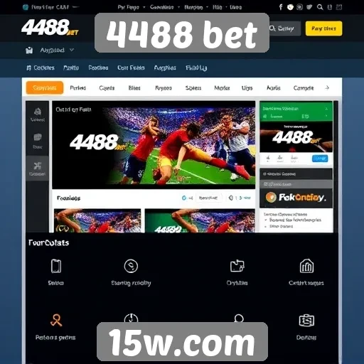 Análise das funcionalidades do site 4488 bet
